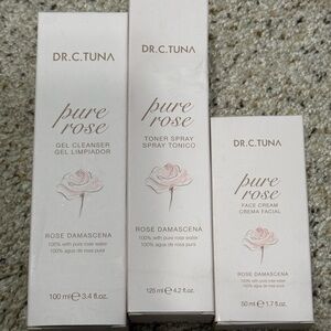 Pure Rose Skincare Trio - White and Pink